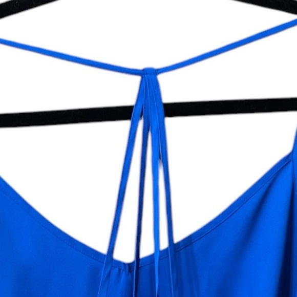 Abercrombie & Fitch Blue V-Neck Slip Tank – Size Large - Picture 4 of 4